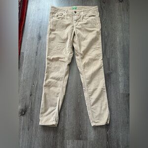 United Colors Of Benetton Light Tan Corduroy Pants